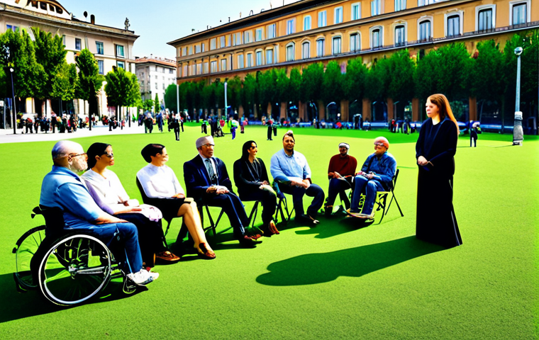 건축가 실무 사례 분석 - **Prompt:** "An architectural team collaborating on a BIM model of a renovated historic building in ...