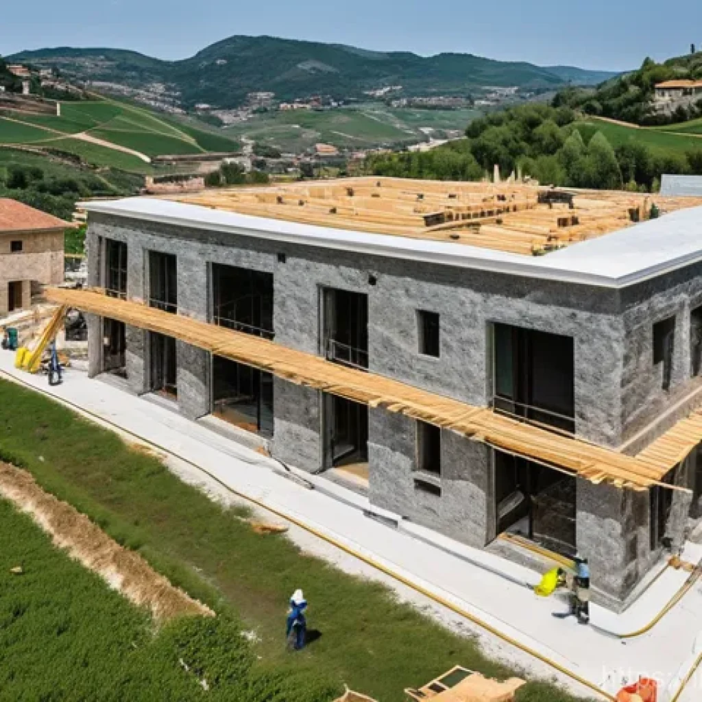 건축 실무에서 건축 비용 절감 방안 - **Intelligent Design with BIM and Italian Flair**
    A focused female architect, in her late 30s, w...