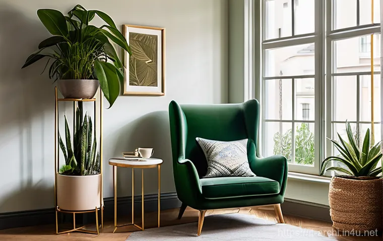 건축가가 추천하는 인테리어 디자인 팁 - **A Serene Open-Plan Italian Living Space with Abundant Natural Light:**
    A spacious, bright, and...