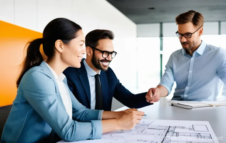 건축가를 위한 자기 브랜딩 전략 - **Prompt 1: The Digital Architect's Hub**
    "A modern, sophisticated architect, in their late 30s ...