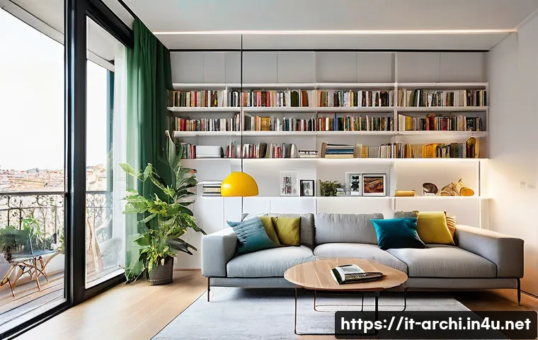 건축 설계에서의 공간 효율성 고려 - **Prompt 1: Modern Italian Living Room with Vertical Design Focus**
    A bright and airy modern Ita...