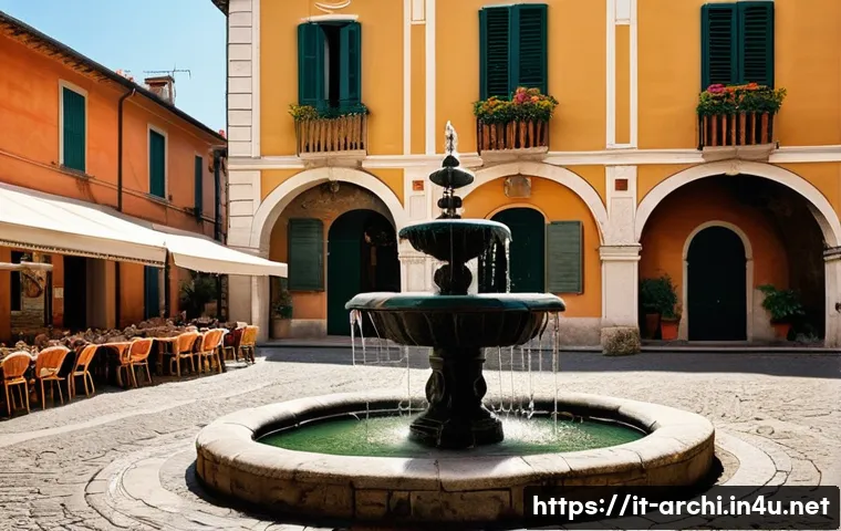 건축 설계에서 문화적 요소 반영하기 - **A Vibrant Italian Piazza with Local Charm**
    Visualize a bustling Italian piazza at golden hour...