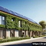 건축가가 알아야 할 법규와 규제 - A modern Italian eco-friendly residential building exterior showcasing sustainable architectural des...