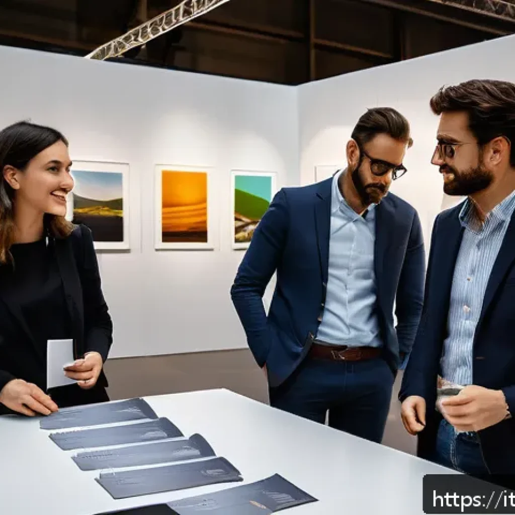 건축가 네트워킹 전략 - A professional architectural networking event scene in Milan, Italy, showing diverse architects and ...