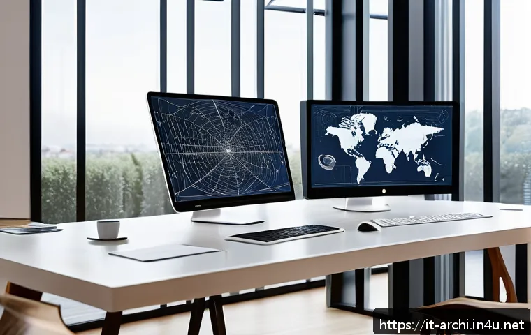 건축가를 위한 소프트웨어 추천 - A modern architectural design studio workspace showcasing a professional architect using Rhino and G...