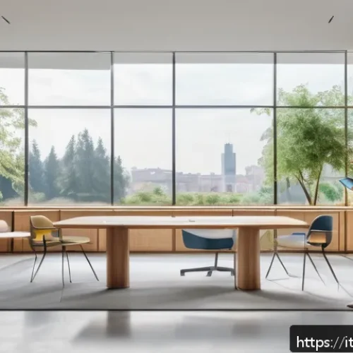 건축 설계 이론 정리 - A futuristic architectural design studio interior showcasing an architect interacting with an augmen...